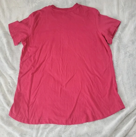 Ariat Rebar Womens 2XL Cotton Strong Crewneck Short Sleeve Pink Tshirt Top - Picture 9 of 11